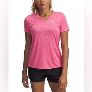 Under Armour Women's Short Sleeve Pink Tee